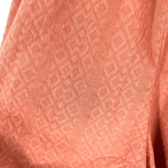 American Eagle Rust Sleeveless Embroidered Romper - Picture 3 of 8